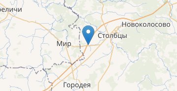 Карта Залужье, Столбцовский р-н МИНСКАЯ ОБЛ.