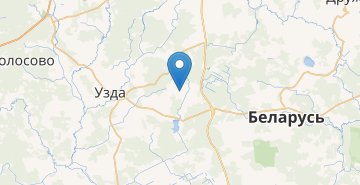 Map Dolginovo, Uzdenskiy r-n MINSKAYA OBL.