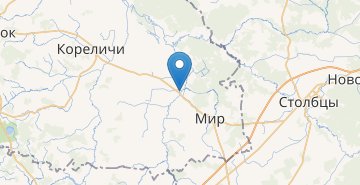 Map Troschicy, Korelichskiy r-n GRODNENSKAYA OBL.