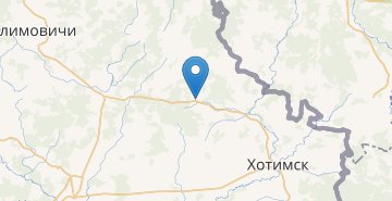 Map Zabelyshin, Hotimskiy r-n MOGILEVSKAYA OBL.