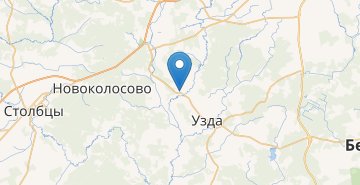 地图 Litvyany, Uzdenskiy r-n MINSKAYA OBL.