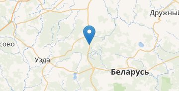 Mapa Ozdorovitelnyy lager «Zarnica», Uzdenskiy r-n MINSKAYA OBL.
