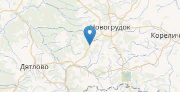 Map Koshelevo, Novogrudskiy r-n GRODNENSKAYA OBL.