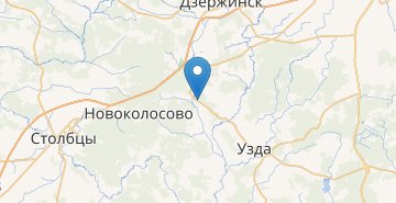 地图 Logovische, Dzerzhinskiy r-n MINSKAYA OBL.