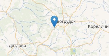 地图 Kustino, Novogrudskiy r-n GRODNENSKAYA OBL.