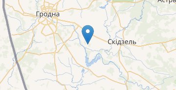 Map Ogorodniki, Obuhovskiy selsovet, Obuhovskiy s/s Grodnenskiy r-n GRODNENSKAYA OBL.