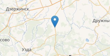 地图 Deschenka, Uzdenskiy r-n MINSKAYA OBL.