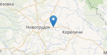 Mapa Volkovichi, Novogrudskiy r-n GRODNENSKAYA OBL.