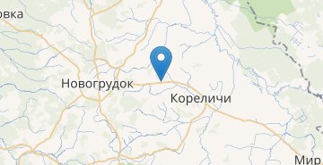 Map Gornaya Ruta, Korelichskiy r-n GRODNENSKAYA OBL.