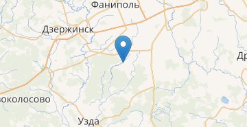Mapa Danilovichi-1, Dzerzhinskiy r-n MINSKAYA OBL.