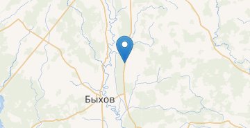 Мапа Годылево, поворот, Быховский р-н МОГИЛЕВСКАЯ ОБЛ.