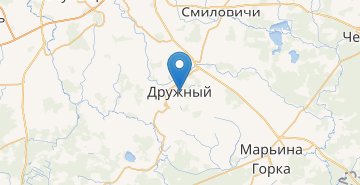 Карта Дружный-2, Пуховичский р-н МИНСКАЯ ОБЛ.