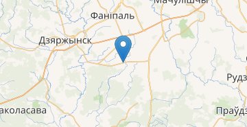 Mapa Dobrinevo, Dzerzhinskiy r-n MINSKAYA OBL.