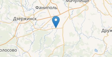 Mapa SGikotovichi, povorot, Uzdenskiy r-n MINSKAYA OBL.