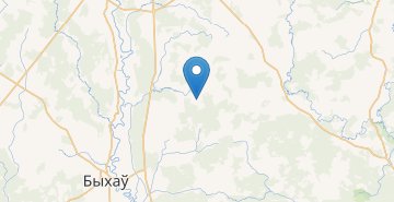 Mapa Grudinovka, Byhovskiy r-n MOGILEVSKAYA OBL.