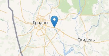 Mapa SCHechinovo, Grodnenskiy r-n GRODNENSKAYA OBL.