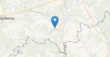 Map Uste, Berezinskiy r-n MINSKAYA OBL.