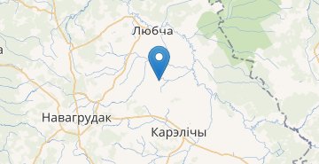 Map Negnevichi, Novogrudskiy r-n GRODNENSKAYA OBL.