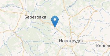 Mapa Mokrec, Novogrudskiy r-n GRODNENSKAYA OBL.