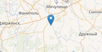 Mapa CHerniki, Minskiy r-n MINSKAYA OBL.