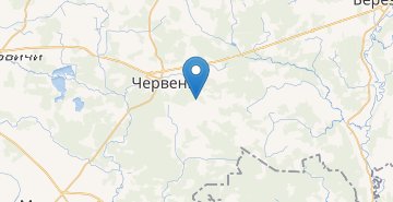 地图 Dom invalidov, CHervenskiy r-n MINSKAYA OBL.