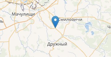 Map Hozyaniki, Puhovichskiy r-n MINSKAYA OBL.