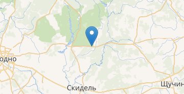 地图 Zaberezino, Grodnenskiy r-n GRODNENSKAYA OBL.