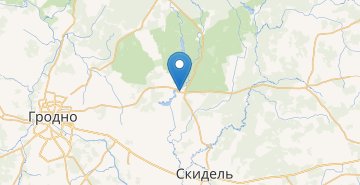 Карта Озёры, Гродненский р-н ГРОДНЕНСКАЯ ОБЛ.