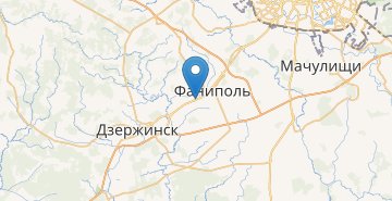 Mapa Krasnaya Gorka, Dzerzhinskiy r-n MINSKAYA OBL.