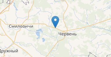Map Rudnya-Ostrovitaya, povorot, CHervenskiy r-n MINSKAYA OBL.