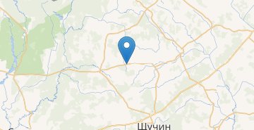 Мапа Лычковцы, Щучинский р-н ГРОДНЕНСКАЯ ОБЛ.