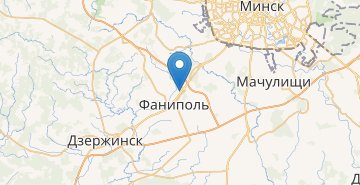 Map CHerkasy, Dzerzhinskiy r-n MINSKAYA OBL.