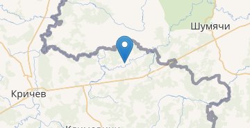 地图 Staryy Dedin, Klimovichskiy r-n MOGILEVSKAYA OBL.