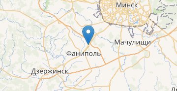 Mapa Starye CHerkassy, Dzerzhinskiy r-n MINSKAYA OBL.