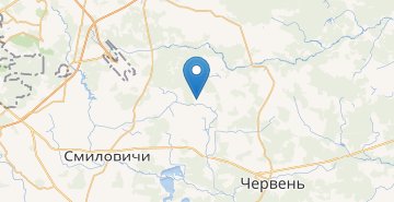 Mapa Grebenka, CHervenskiy r-n MINSKAYA OBL.