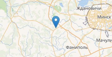 Map Belyakovo, Dzerzhinskiy r-n MINSKAYA OBL.
