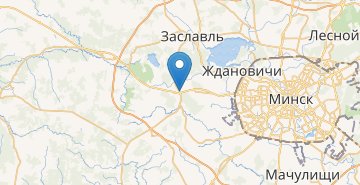 Mapa Kryzhovye, Minskiy r-n MINSKAYA OBL.