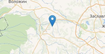 Map Pryalniki, Volozhinskiy r-n MINSKAYA OBL.
