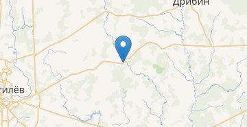 Mapa Slasteny, Dribinskiy r-n MOGILEVSKAYA OBL.
