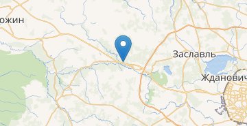 地图 Isloch, dom tvorchestva, Volozhinskiy r-n MINSKAYA OBL.