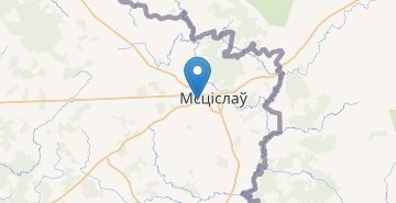 Map Poselok Kirova, Mstislavskiy r-n MOGILEVSKAYA OBL.