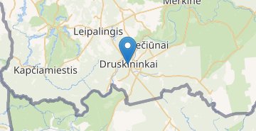 Карта Друскининкай