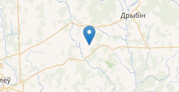Mapa SGestaki, povorot, Dribinskiy r-n MOGILEVSKAYA OBL.