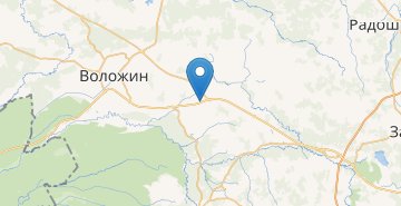 Mapa Gunbovschina, Volozhinskiy r-n MINSKAYA OBL.