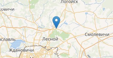 Mapa Raubichi, Minskiy r-n MINSKAYA OBL.
