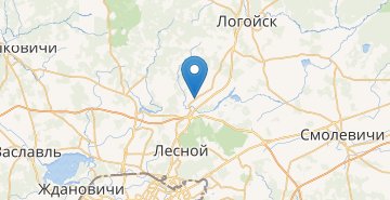 Mapa Selische, Ostroshicko-Gorodokskiy s/s Minskiy r-n MINSKAYA OBL.