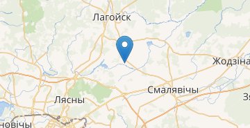 Map Usyazha, Smolevichskiy r-n MINSKAYA OBL.
