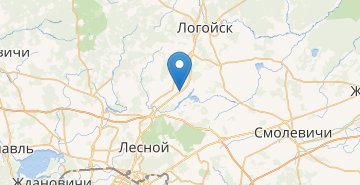 Mapa Dubrovo, povorot, Logoyskiy r-n MINSKAYA OBL.