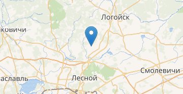Mapa Kovalevschina, Logoyskiy r-n MINSKAYA OBL.