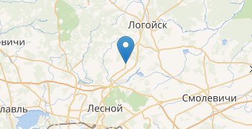 地图 Ostroshicy, Logoyskiy r-n MINSKAYA OBL.